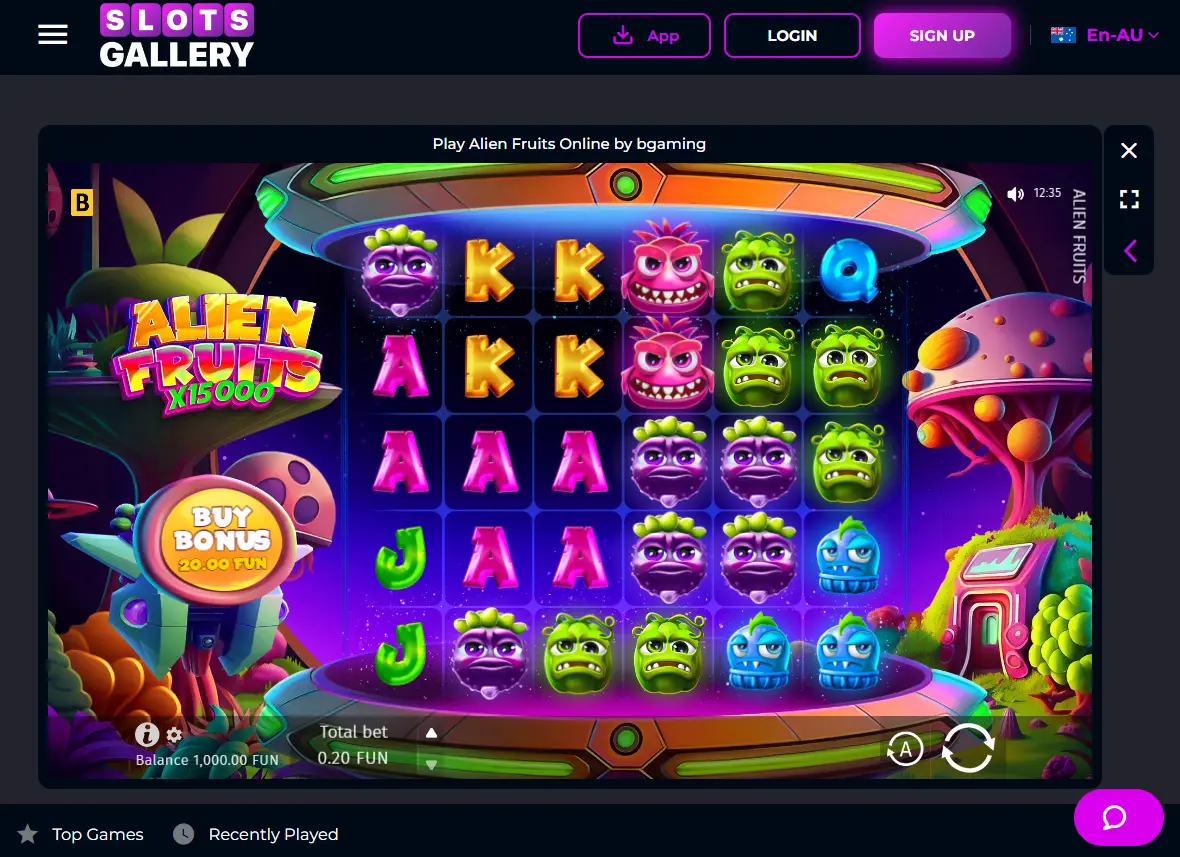 SlotsGalleryCasino games