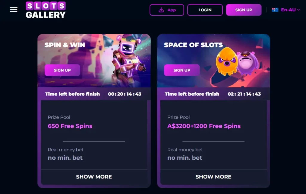 Slots Gallery free spins