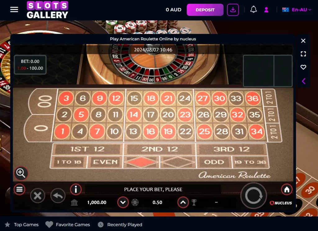 SlotsGallery live casino