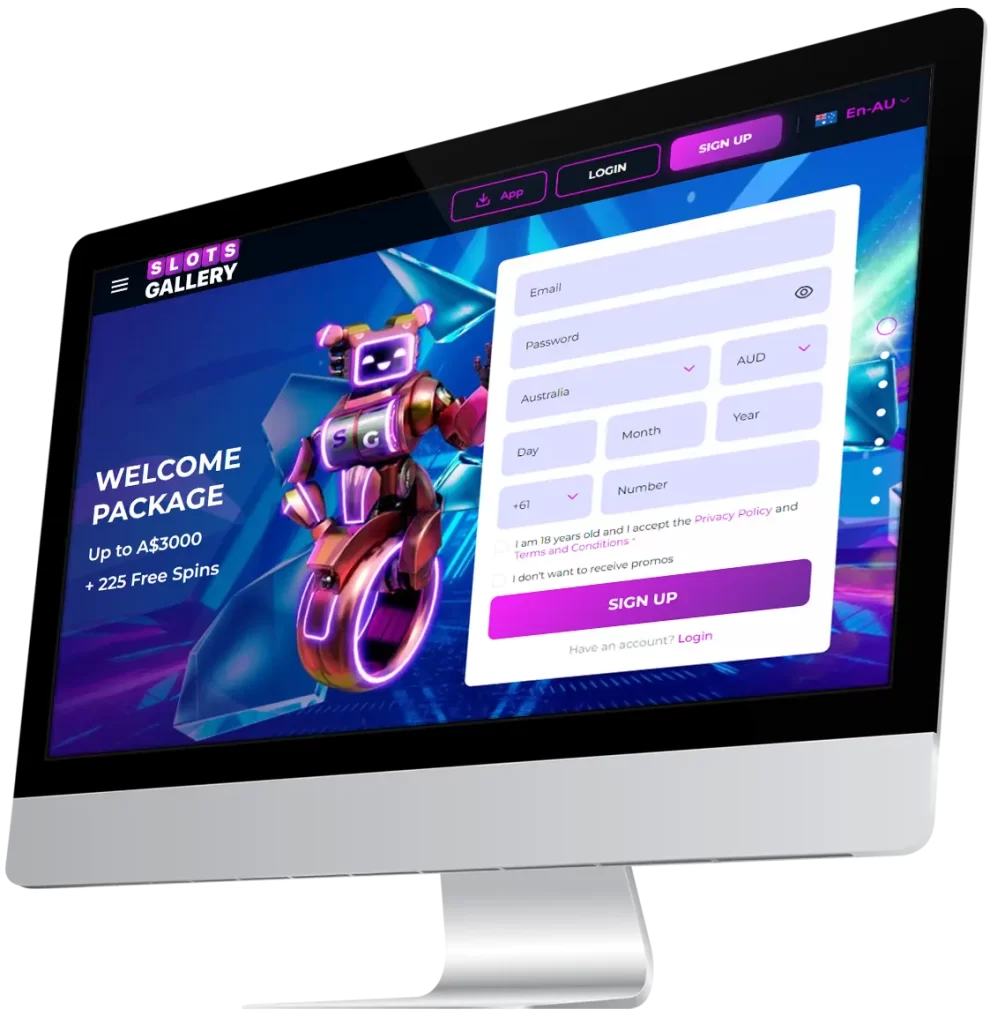 The Main Page of Slots Gallery